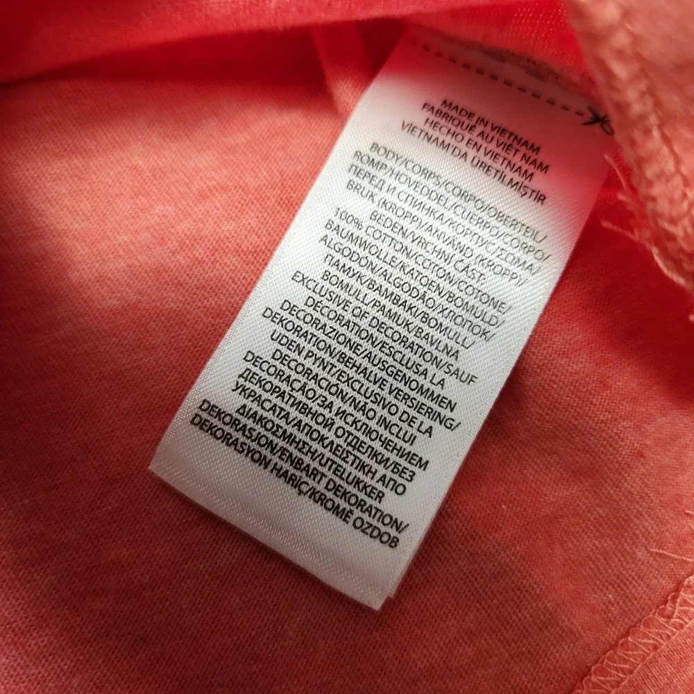 Polo Ralph Lauren Shirt Men Large Classic Fit‎ Jersey Soft Cotton Tee Peach NEW